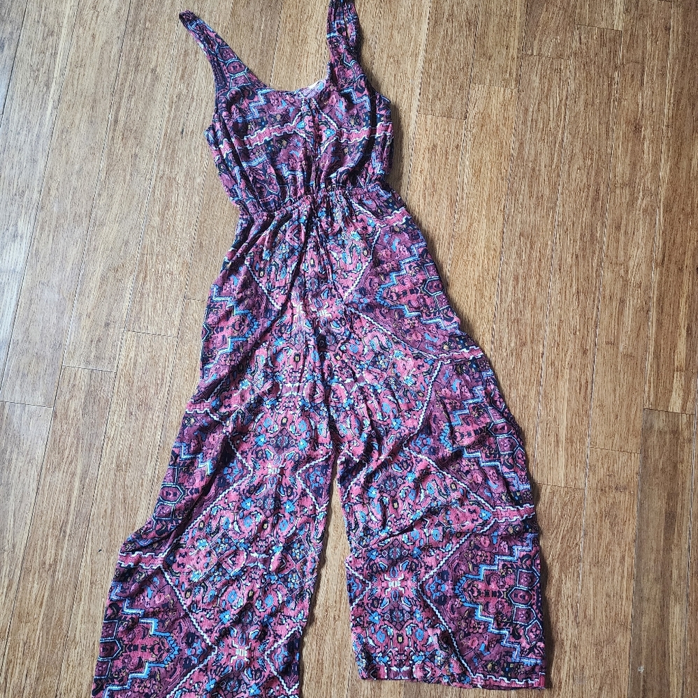 Oysho Floral Multicolor Jumpsuit